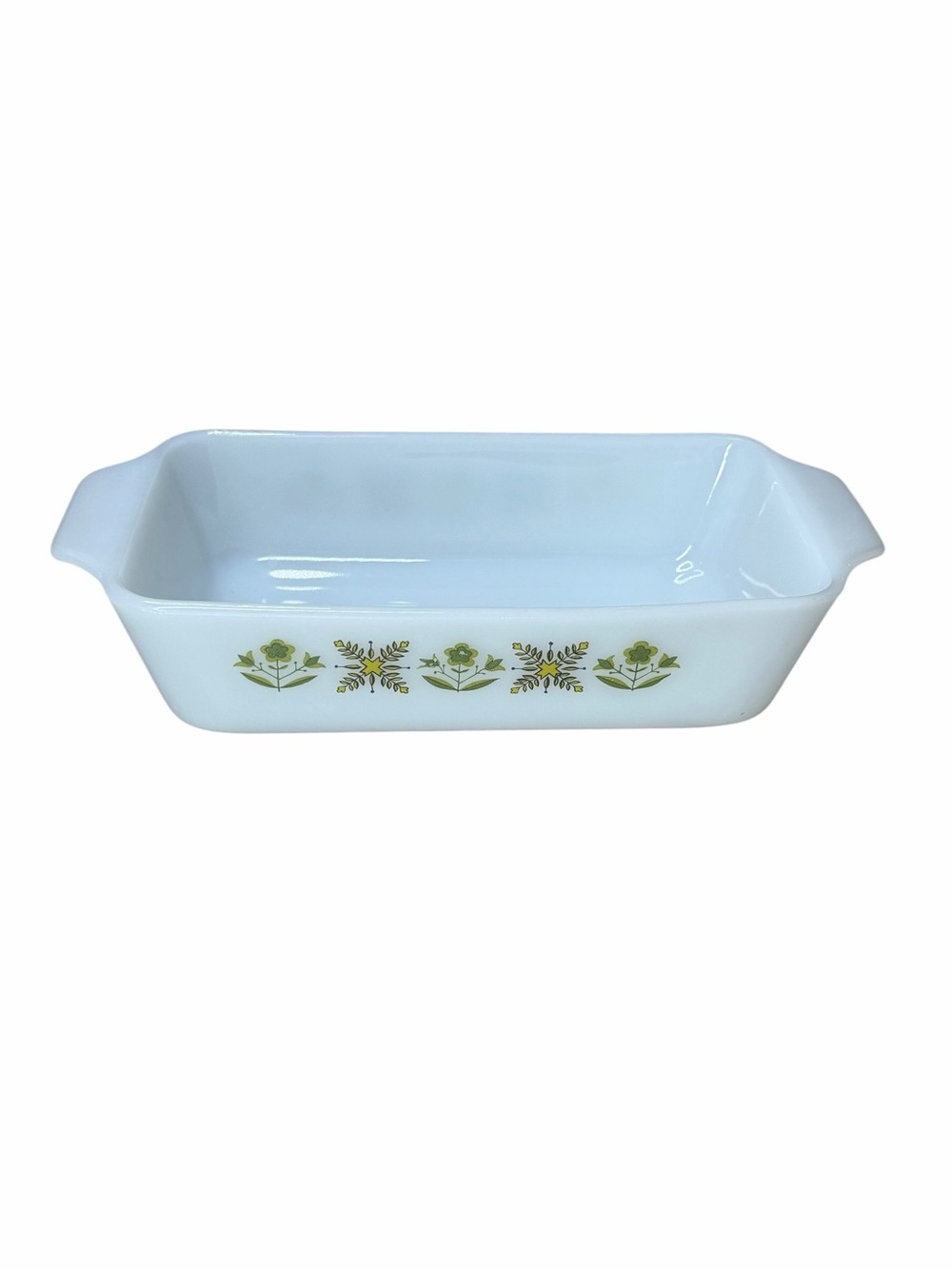 Vintage Anchor Hocking Meadow Green Fire King Loaf Pan